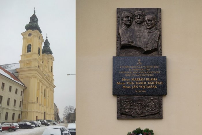 Ilustračný obrázok k článku Piaristický kostol zdobí nová tabuľa: Pripomína vysviacku prvých slovenských biskupov