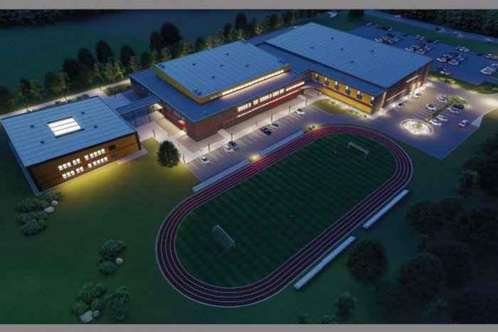 Ilustračný obrázok k článku Odklepnuté: Nedostavaný areál bude sídlom Strednej športovej školy v Poprade, VIZUALIZÁCIE