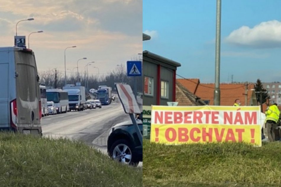 Ilustračný obrázok k článku Šaľania bojujú za obchvat: Protestom vyjadrili nespokojnosť s odsunutím výstavby, FOTO