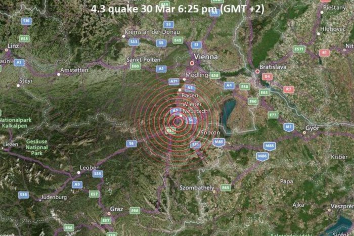 Ilustračný obrázok k článku AKTUÁLNA správa: Zemetrasenie neďaleko Viedne! OTRASY pocítilo aj Slovensko