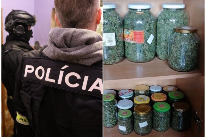 Ilustračný obrázok k článku Zaváraniny či "zelí"? Ale kdeže! Policajti NAKA zaistili v trnavskom okrese kilá marihuany!