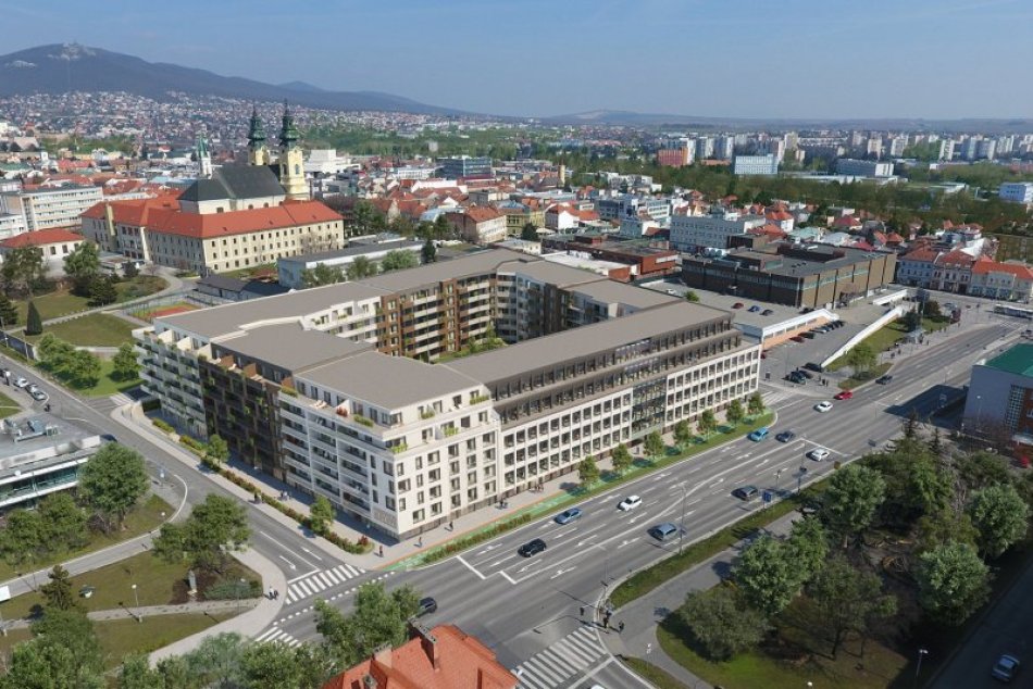 Ilustračný obrázok k článku Megastavba v centre Nitry je dokončená: Tabáň dostal kolaudačné rozhodnutie