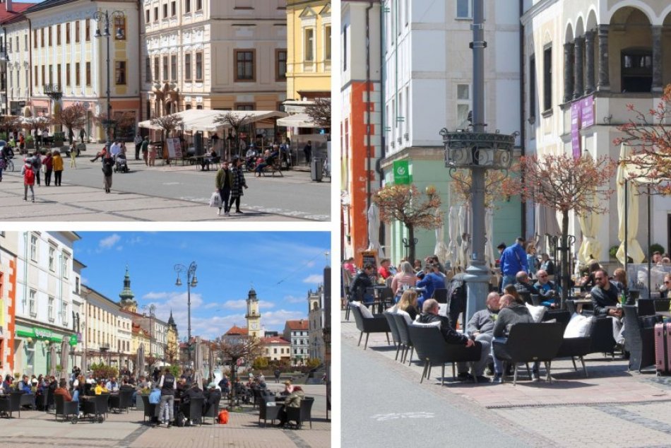 Ilustračný obrázok k článku Centrum Bystrice opäť ožilo: Terasy podnikov zaplnili návštevníci, FOTO a VIDEO