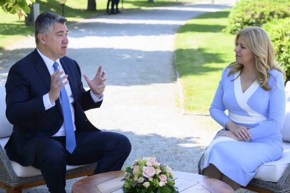 Ilustračný obrázok k článku Čaputová sa stretla s prezidentom Chorvátska: Bavili sa prevažne o dovolenke Slovákov