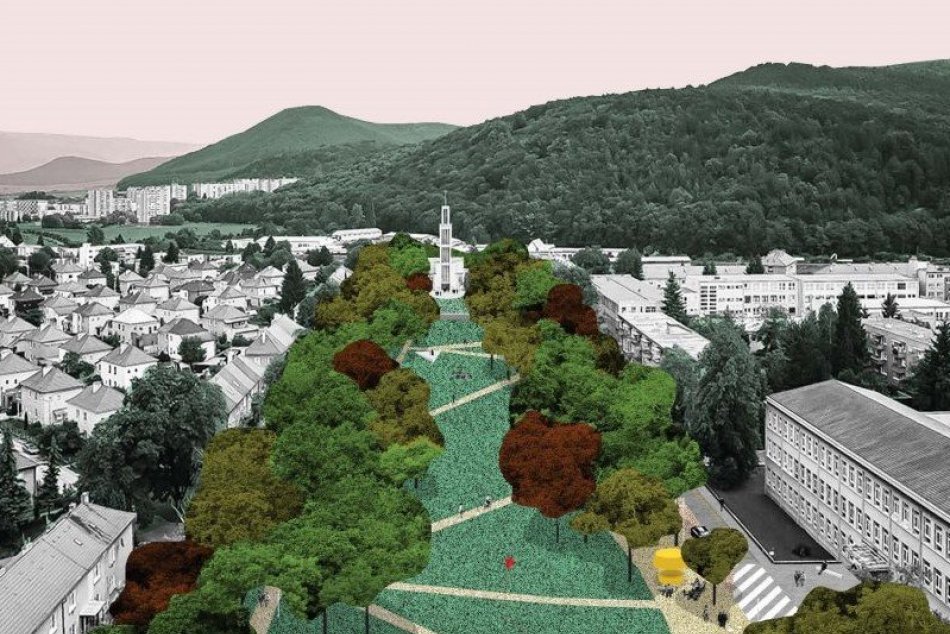 Ilustračný obrázok k článku Centrum Partizánskeho sa zmení: Nové riešenie pre námestie i park, VIZUALIZÁCIE