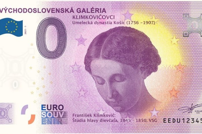 Ilustračný obrázok k článku Unikátna nulová eurobankovka je spätá s Východoslovenskou galériou. Kedy bude v predaji?