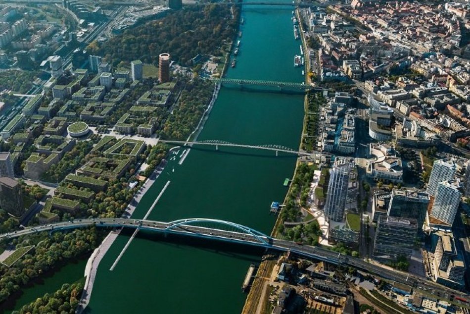 Ilustračný obrázok k článku Most pre PEŠÍCH prepojí Nové LIDO s centrom Bratislavy: Pozrite si víťazné návrhy