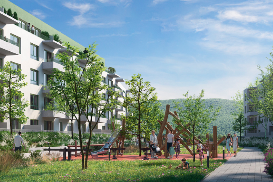 Ilustračný obrázok k článku V Devínskej Novej Vsi pribudne šesť bytových domov v projekte Rakyta