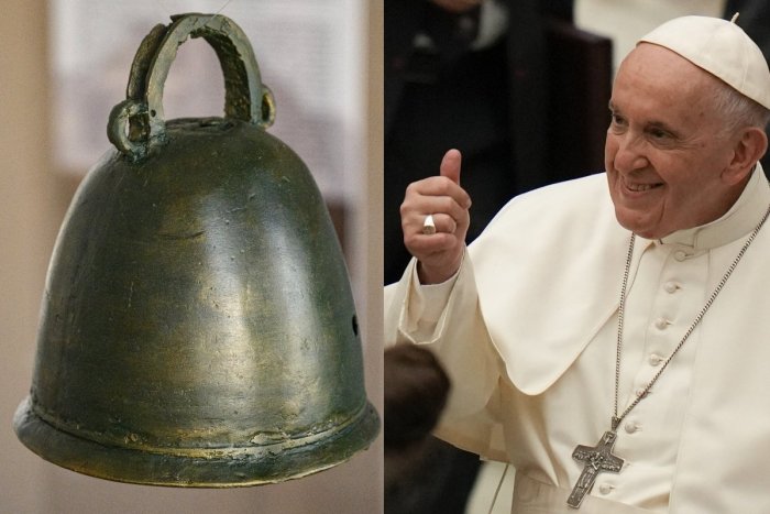 Ilustračný obrázok k článku Unikátny dar pre pápeža: Zvuk zvonu z Bojnej sa rozozvučal vo Vatikáne