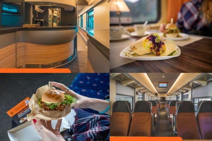 Ilustračný obrázok k článku FOTO: Koniec zatuchnutým reštauračným vozňom! Nový dizajn i gastronómia vo vlakoch