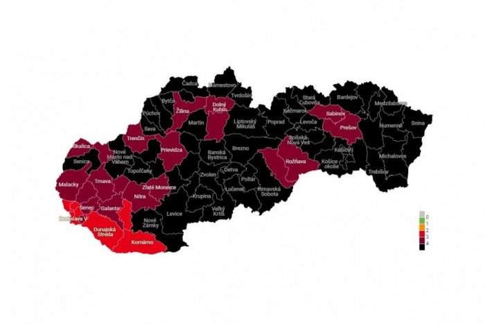 Ilustračný obrázok k článku ZABUDNITE na oranžové okresy: Slovensko bude z dvoch tretín celé v ČIERNEJ farbe!