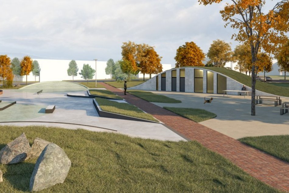 Ilustračný obrázok k článku Mesto chce stavať skatepark na Chrenovej: Takto by mal vyzerať, FOTO