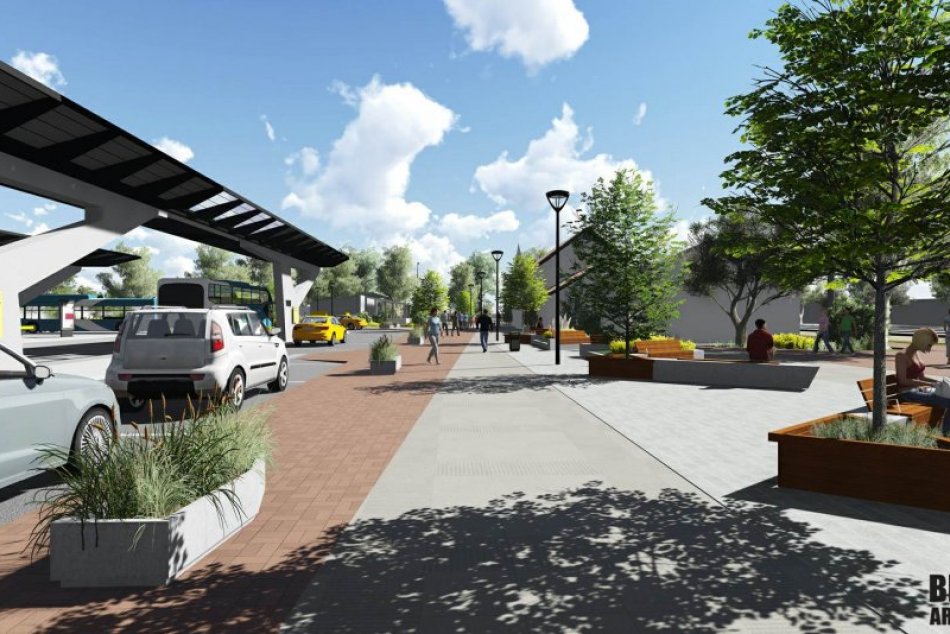 Ilustračný obrázok k článku Predstaničný priestor zmenia na nepoznanie: Šaľa získala milióny eur, VIZUALIZÁCIE