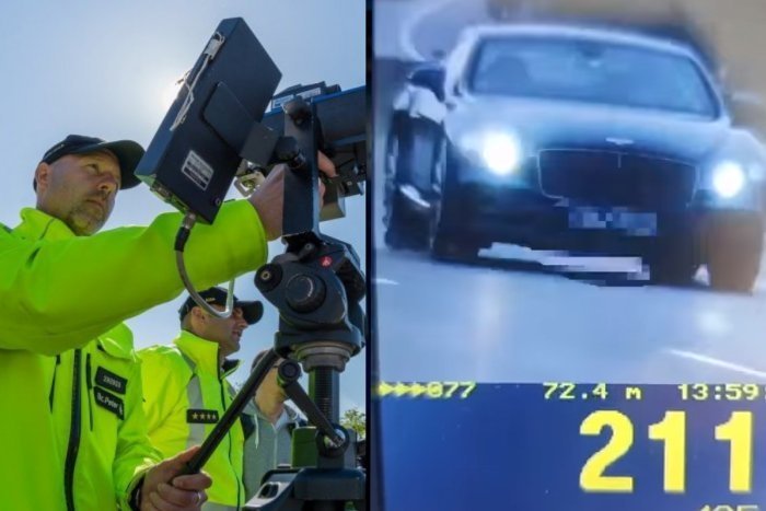 Ilustračný obrázok k článku Na LUXUSNOM Bentley uháňal 211 km/h: Policajtom povedal, že už išiel aj rýchlejšie