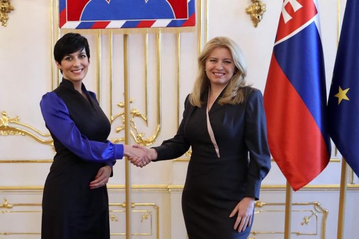 Ilustračný obrázok k článku Prezidentka chváli vzťahy s Českom: Od Pekarovej dostala krásny dar