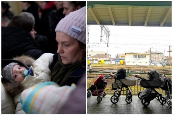 Ilustračný obrázok k článku Poľské mamičky nechávajú na stanici KOČÍKY pre Ukrajinky, ktoré s deťmi utekajú pred vojnou, FOTO