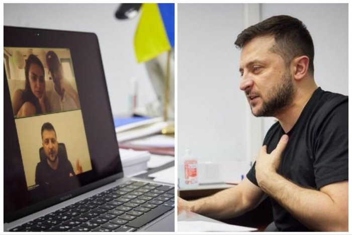 Ilustračný obrázok k článku Ste inšpiráciou PRE CELÝ SVET, odkázal Zelenskyj Mile Kunis a jej manželovi, FOTO