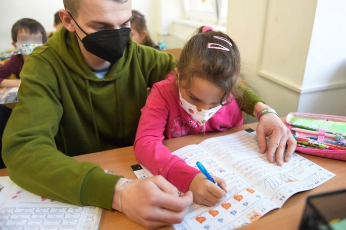 Ilustračný obrázok k článku Deti z Ukrajiny sa zapájajú do vyučovania. Koľko žiakov už košické školy prijali? FOTO