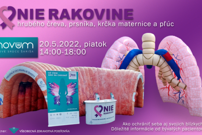 Ilustračný obrázok k článku V meste sa objavia obrovské pľúca aj hrubé črevo: Povedzme v Prešove NIE RAKOVINE!