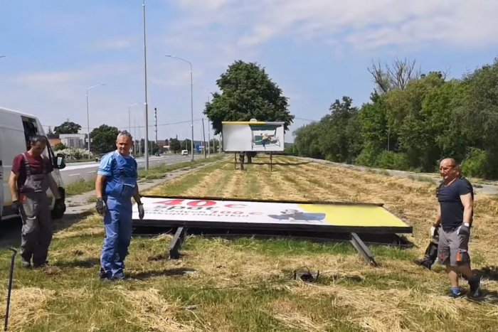 Ilustračný obrázok k článku Mesto pokračuje v odstraňovaní bilbordov: Z ulíc zmizne 80 reklamných stavieb