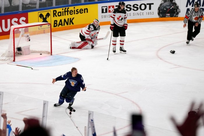 Ilustračný obrázok k článku Nervydrásajúce finále hokejových MS: ZLATO zostane po prvý raz v histórii vo Fínsku! FOTO