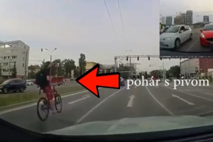 Ilustračný obrázok k článku S pohárom PIVA a na červenú! NEUVERITEĽNÉ, ako jazdil cyklista po ŠESŤPRÚDOVKE v Bratislave