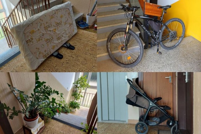 Ilustračný obrázok k článku Niekto odpadky, iný bicykel či HARABURDY: Aké sú POKUTY za nepriechodné chodby?