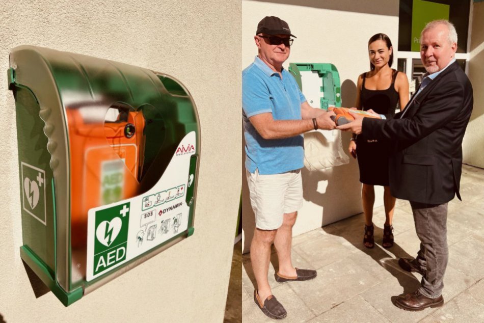 Ilustračný obrázok k článku Novinka, ktorá môže zachrániť život: Neďaleko Nitry pribudol externý defibrilátor