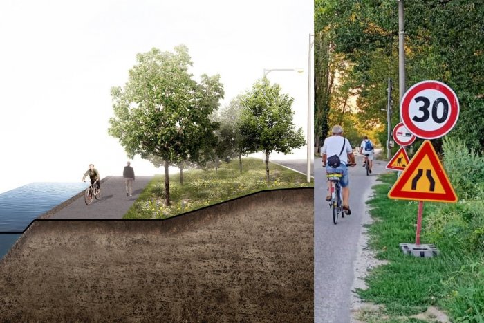 Ilustračný obrázok k článku Prechádzka a jazda bicyklom budú bezpečnejšie: Biely Kostol a Trnavu prepojí nová trasa