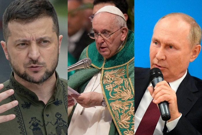 Ilustračný obrázok k článku Pápež: Návšteva Kyjeva alebo Moskvy visí vo vzduchu! Je v kontakte so Zelenským a Putinom