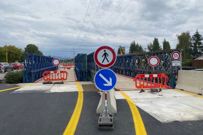 Ilustračný obrázok k článku Doprava na Slaneckej ceste v Košiciach sa presúva na nový dočasný most