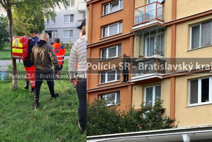 Ilustračný obrázok k článku Policajti zabránili tragédii v Bratislave: Zúfalý muž chcel vyskočiť z okna!
