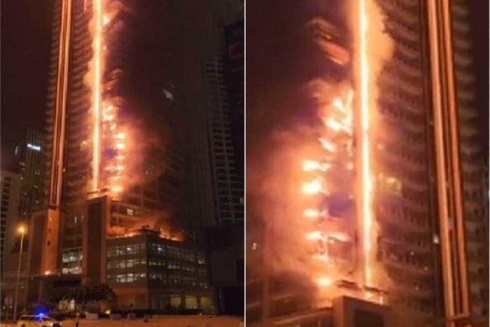 Ilustračný obrázok k článku VIDEO: Dubaj sa prebudil do pekelného rána! MOHUTNÝ POŽIAR zachvátil výškovú budovu v centre!