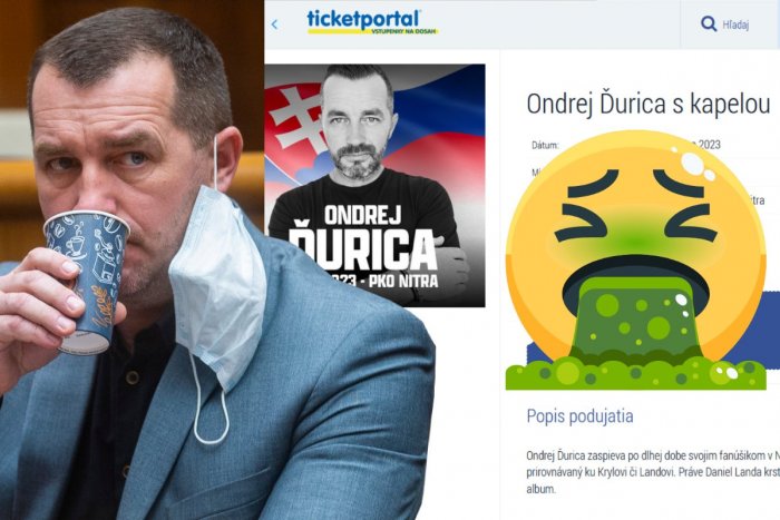 Illustrative image for the article Sharp words of the Jewish community of Ticketportal: SHAME!  Are you promoting the concert of NEONAZI Ďuric?!