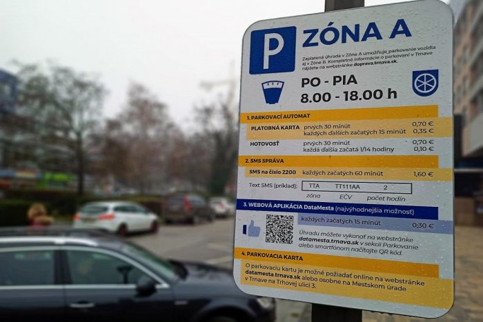 Ilustračný obrázok k článku V Trnave stanovili cenový STROP za parkovanie: TOTO je maximálna výška poplatku za deň