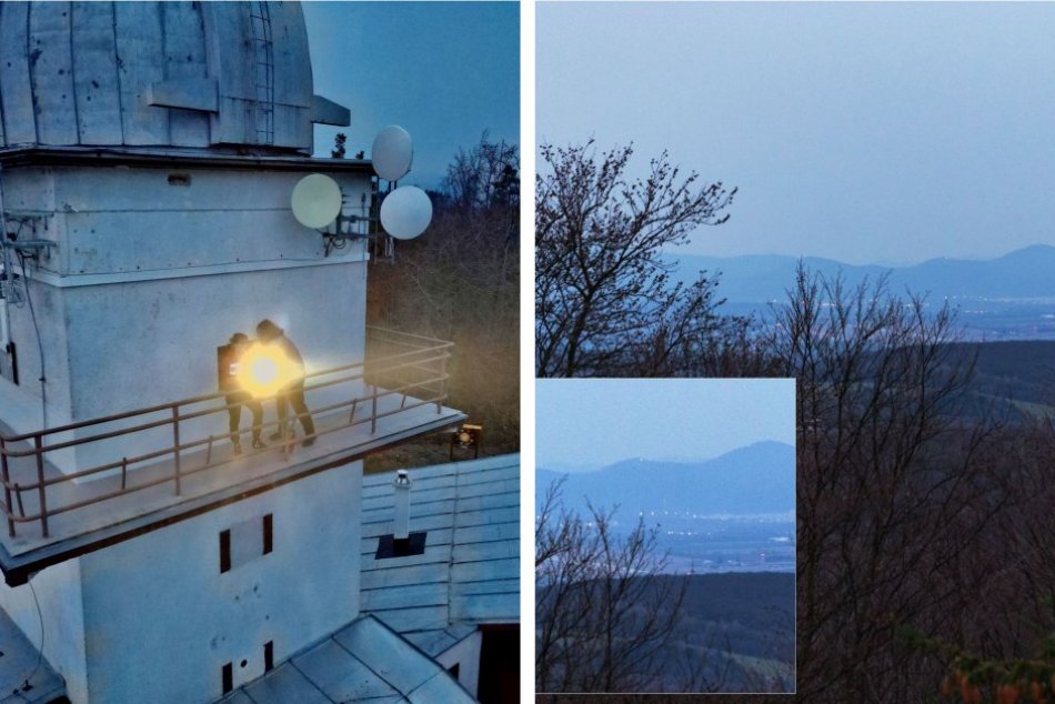 Ilustračný obrázok k článku SKÚŠKA vyšla na výbornú: Vartovku a Pustý hrad spojil svetelný signál, FOTO