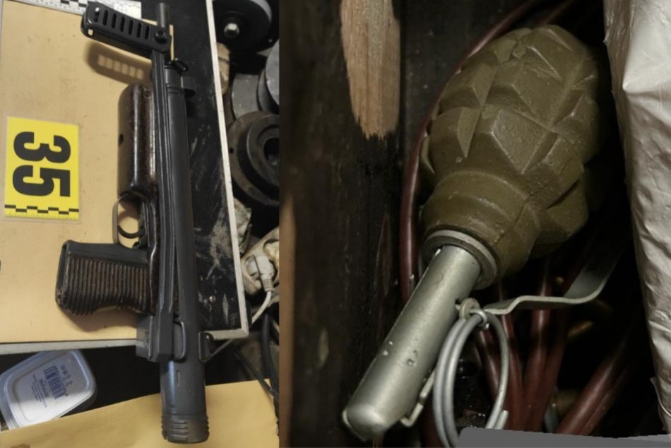 Ilustračný obrázok k článku NAKA zasahovala aj v Trnave: Objavila nelegálne zbrane, muníciu a aj GRANÁT
