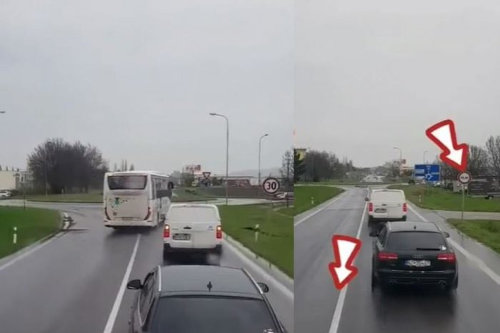 Ilustračný obrázok k článku Polícia rieši ŠIALENÚ jazdu vodiča autobusu: Autá obiehal cez plnú čiaru, VIDEO