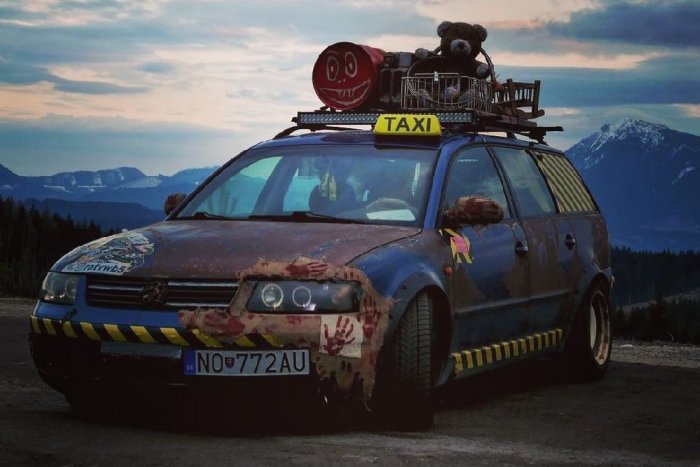 Ilustračný obrázok k článku Na Slovensku sa môžete odviezť v UNIKÁTNOM aute: Cesty brázdi TAXÍK s výzorom POTKANA