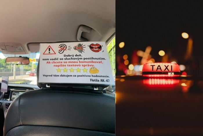 Ilustračný obrázok k článku Cestujúcu prekvapil OZNAM v taxíku: Viezol ju NEPOČUJÚCI vodič, je to bezpečné?