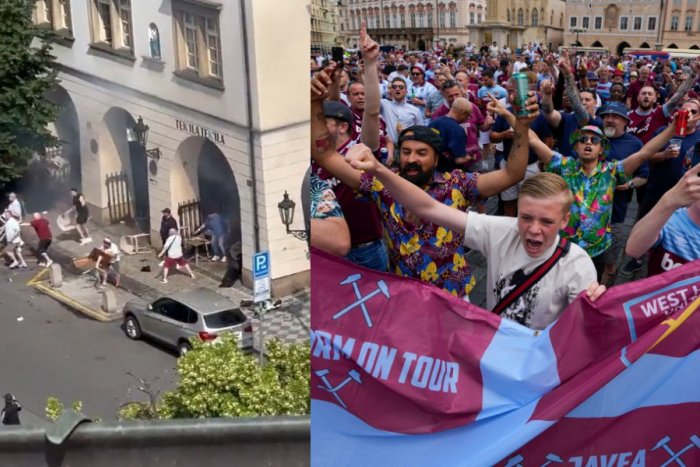 Ilustračný obrázok k článku Praha sa zmenila na BOJOVÚ zónu: Proti futbalovým fanúšikom zasahovali ŤAŽKOODENCI
