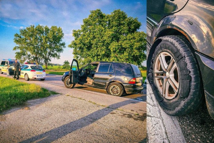 Ilustračný obrázok k článku Prevádzača zastavili až PRESTRELENÉ pneumatiky: Ďalší chcel PRERAZIŤ betónové zábrany