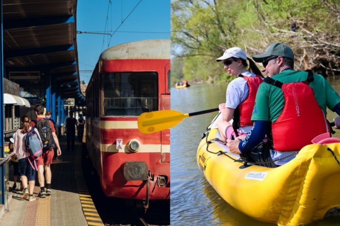 Ilustračný obrázok k článku Užite si leto v Trnavskom kraji: Vyskúšať môžete SPLAVY aj výlet zážitkovým vlakom