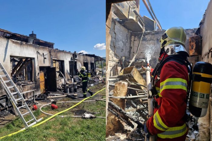Ilustračný obrázok k článku Veľký zásah hasičov: PLAMENE zničili pracovný stroj aj celú budovu, FOTO