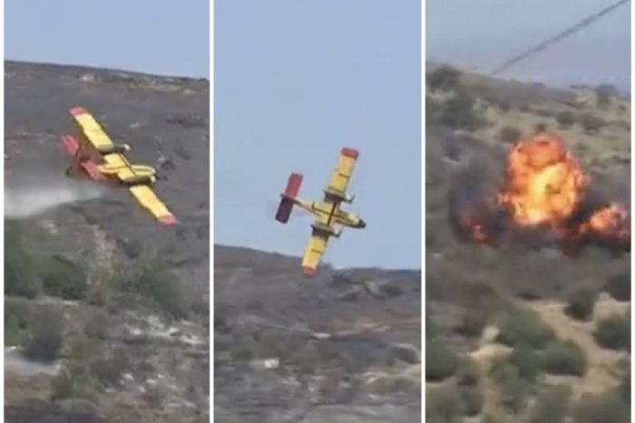 Ilustračný obrázok k článku Všetko zachytila kamera: V Grécku sa ZRÚTILO jedno z hasičských lietadiel! VIDEO