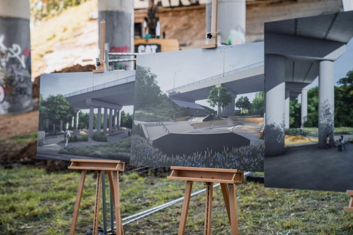 Ilustračný obrázok k článku Pod košickým mostom stavajú skatepark, aký v kraji ešte nie je! Zázemie aj pre ďalšie športy