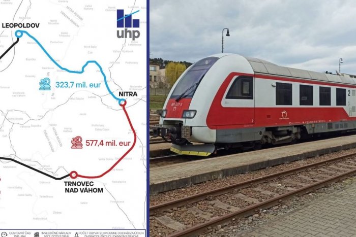 Ilustračný obrázok k článku Priame vlakové spojenie Nitry s Bratislavou: Riešením má byť trať cez Leopoldov