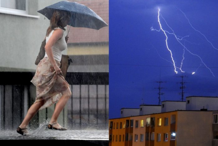 Ilustračný obrázok k článku Počasie sa DRASTICKY zmení! Na Slovensko sa valia LEJAKY a búrky