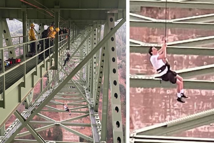 Ilustračný obrázok k článku Spustil sa z mosta, zasekol sa v 200-metrovej výške! Video takmer stálo mladíka ŽIVOT