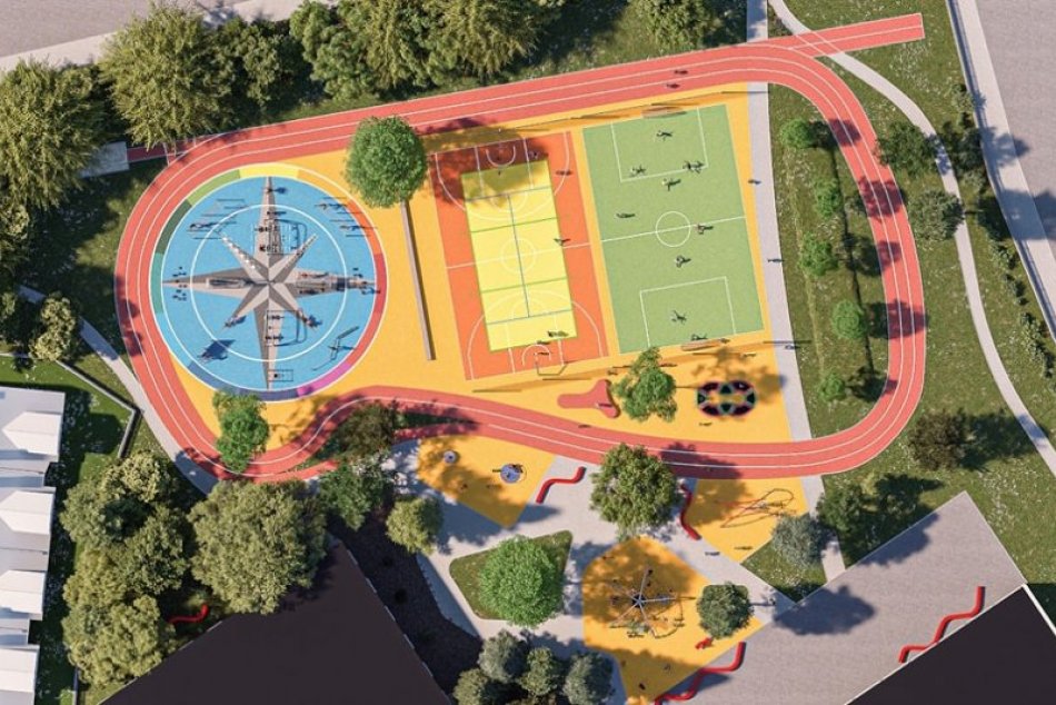 Ilustračný obrázok k článku Nové športoviská aj učebne: Trnava chce budúci rok dokončiť obnovu školských dvorov